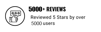 5000+ Reviews
