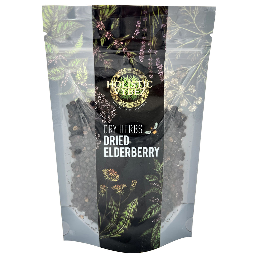 Dried Elderberry Holistic Vybez Dry Herbs