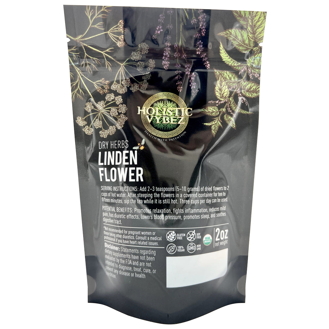 Linden Flowers Holistic Vybez Dry Herbs