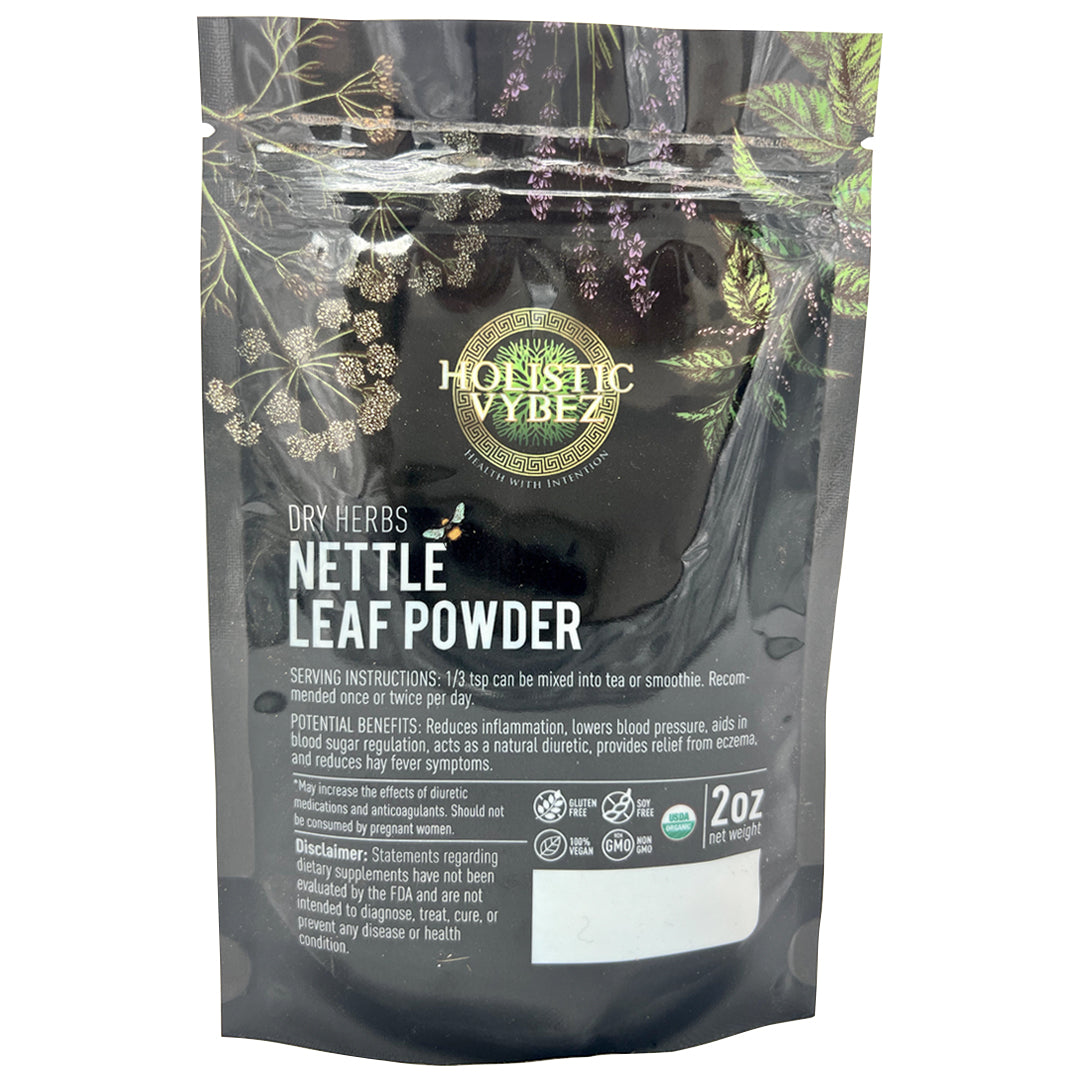 Nettle Leaf Powder Holistic Vybez Dry Herbs