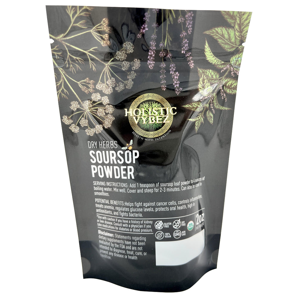 
                  
                    Soursop Powder Holistic Vybez Dry Herbs
                  
                